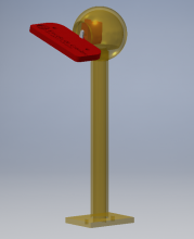 Estructura dissenyada per a albergar 1 servomotor i dues LDR