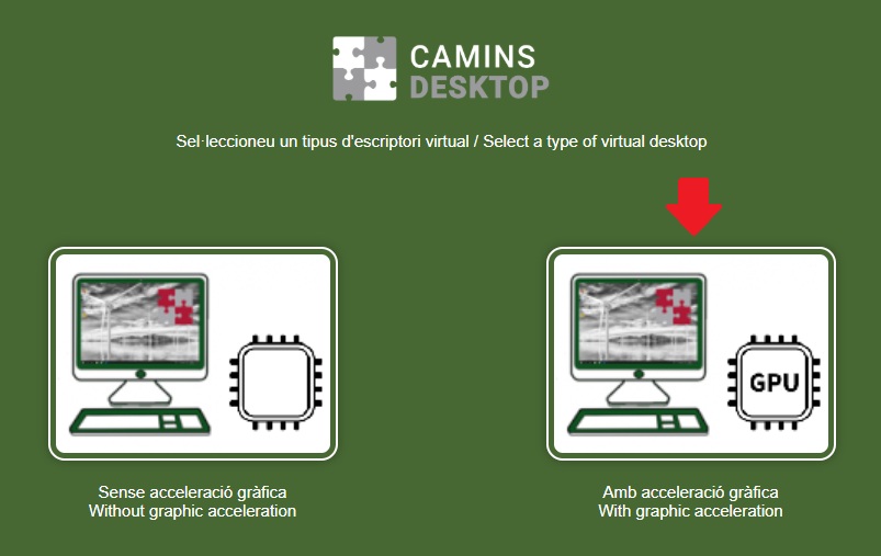 Pantalla Inicial CaminsDESKTOP