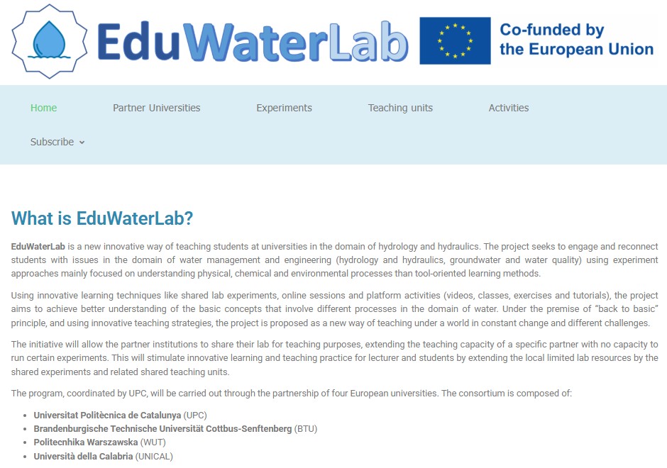 Web EduWaterLab