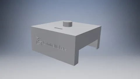 Simulaci&oacute; 3D caixa suport per a una estructura experimental